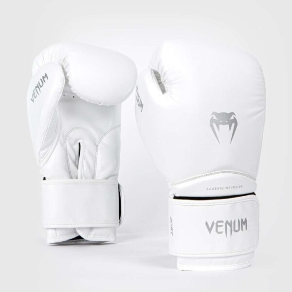 VENUM "Contender 1.5"  Boksa cimdi Balti/Sudraba
