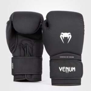 VENUM "Contender 1.5"  Boksa Cimdi Melni/Pelēki