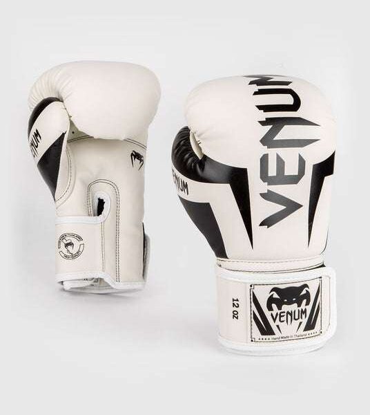 VENUM "Elite" Boksa Cimdi Balti/Melni