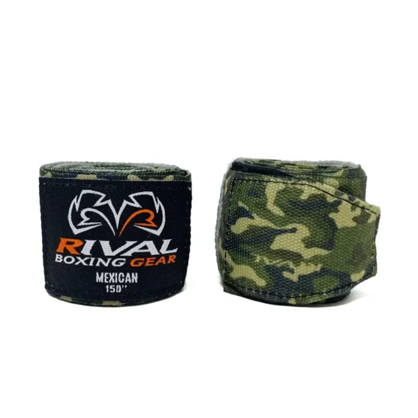 RIVAL Mexican Boksa Saites Camo Zaļa