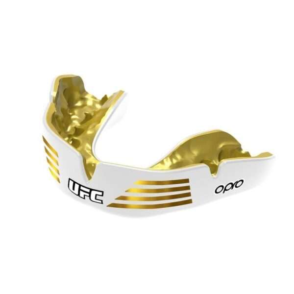 OPRO Instant Custom Fit Kape UFC Balta/Zelta
