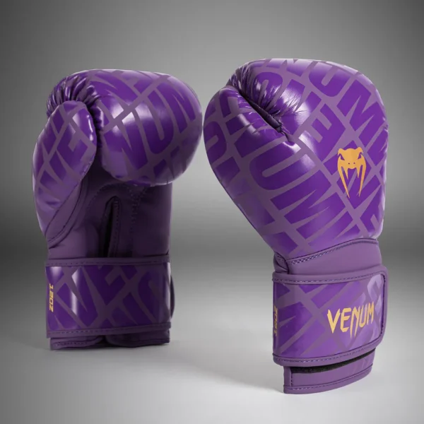 VENUM "Contender 1.5"  Boksa Cimdi Dark Purple Gold