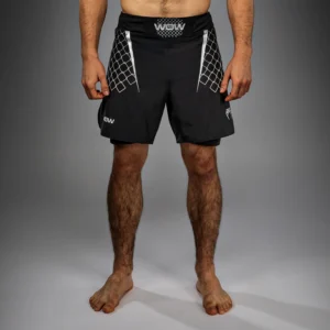 Venum x WOW FC Men’s Cīņas Šorti- Black/ Silver Grey