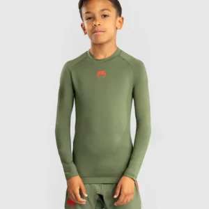 Venum Bērnu Kompresijas Krekls Haki/Oranžs