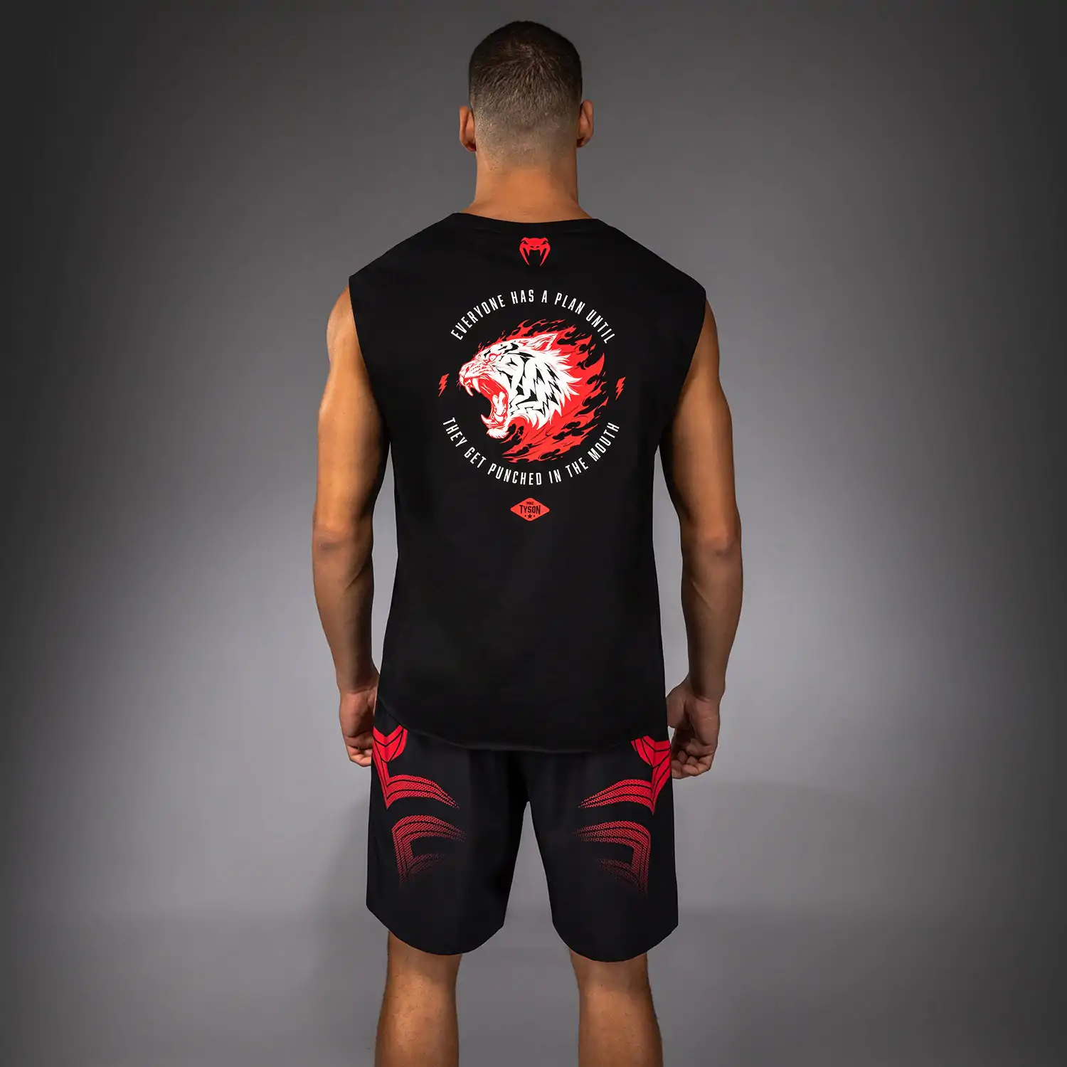 Venum x Mike Tyson Bezroku Krekls Melns - Image 2
