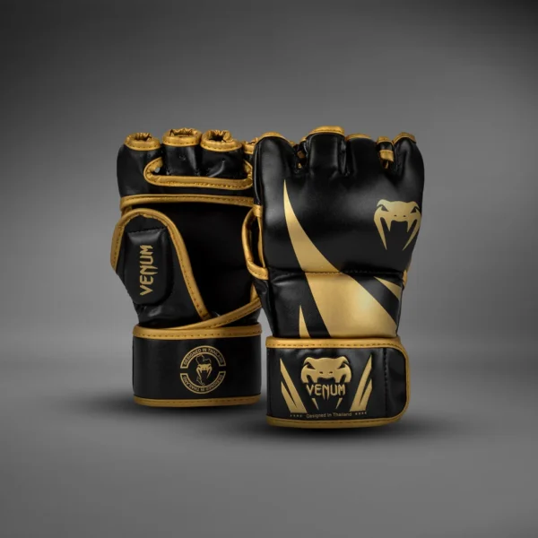 Venum Challenger 2.0 MMA Gloves - Melni/Zelta