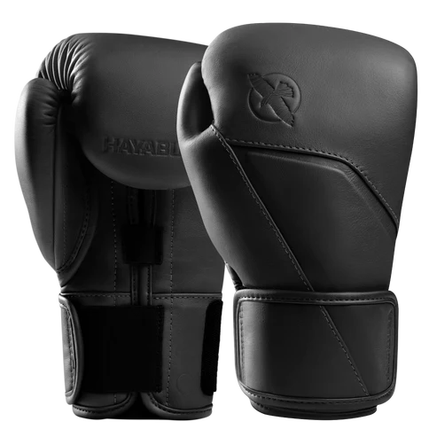 Hayabusa E1 Ādas Boksa Cimdi Melni