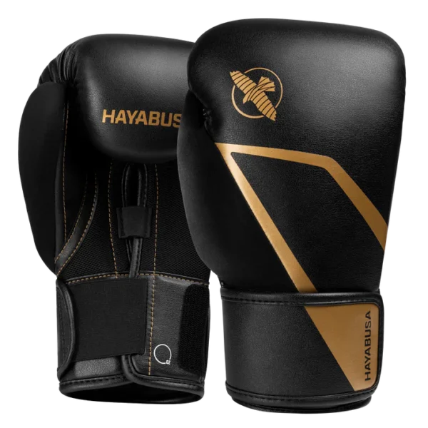 Hayabusa E1 Boksa Cimdi Melni/Zelta