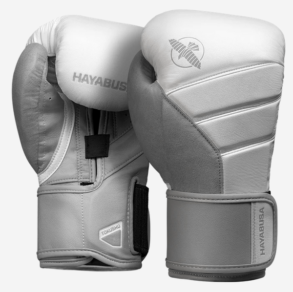 Hayabusa T3 Boksa Cimdi Balti/Pelēki