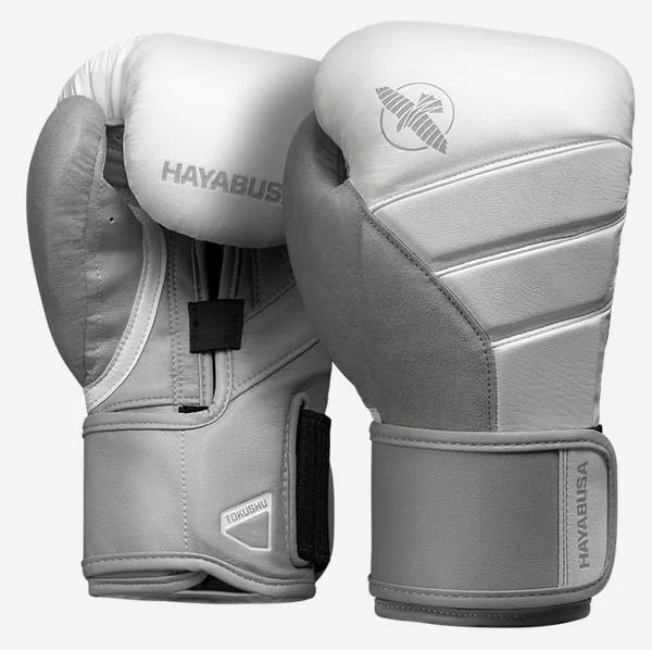 Hayabusa T3 Boksa Cimdi Balti/Pelēki