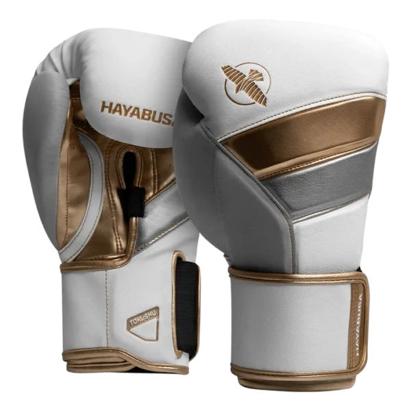 Hayabusa T3 Boksa Cimdi Balts/Zelta