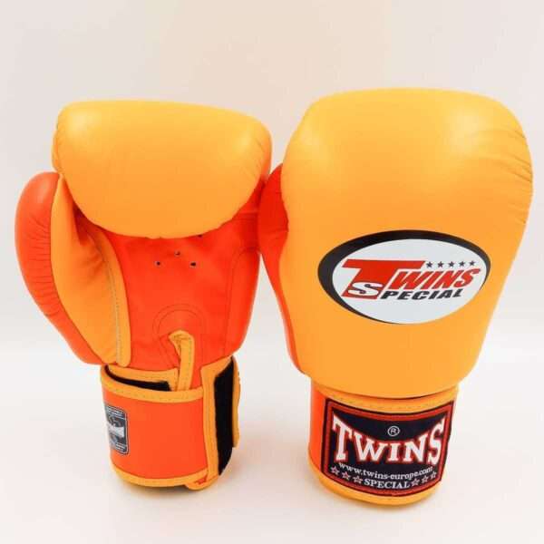 TWINS BGVL3 Boksa Cimdi Sudraba Oranži/Dzelteni