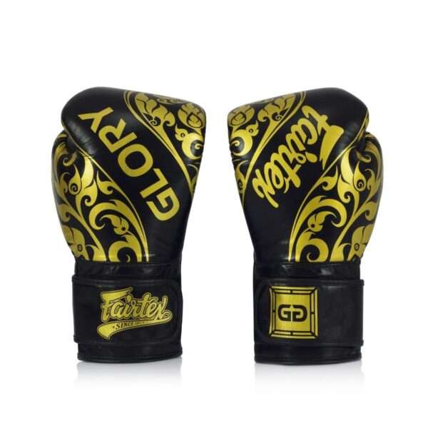 Fairtex Boksa cimdi BGVG2 Melns/Zelta