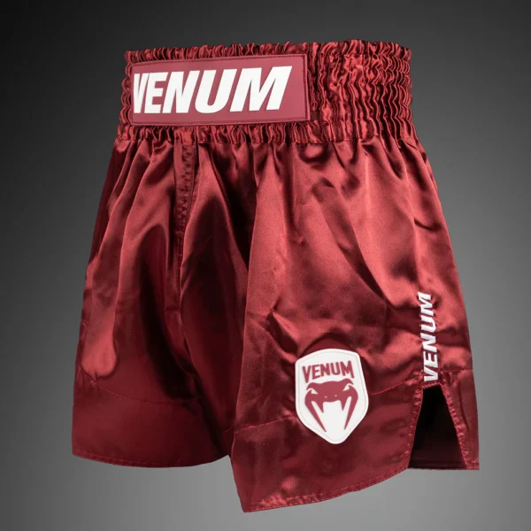 Venum Classic Evo Muay Thai Šorti - Burgundy