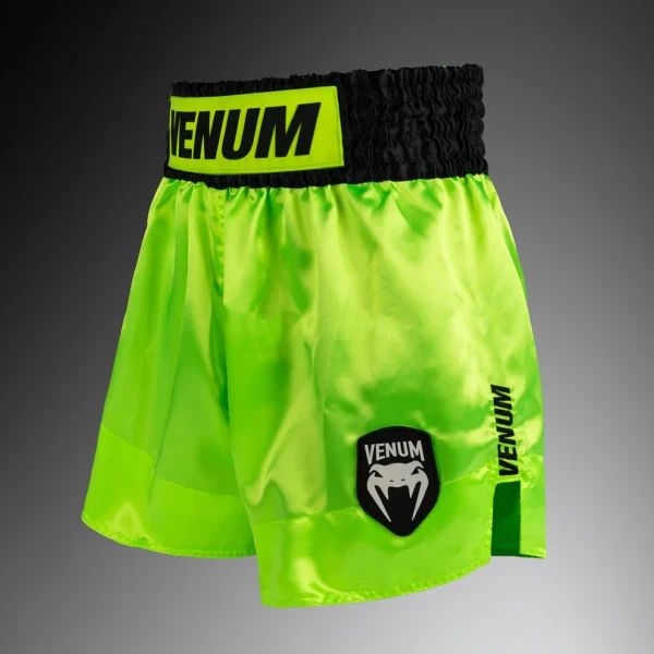 Venum Classic Evo Muay Thai Šorti - NeonYellow/Black