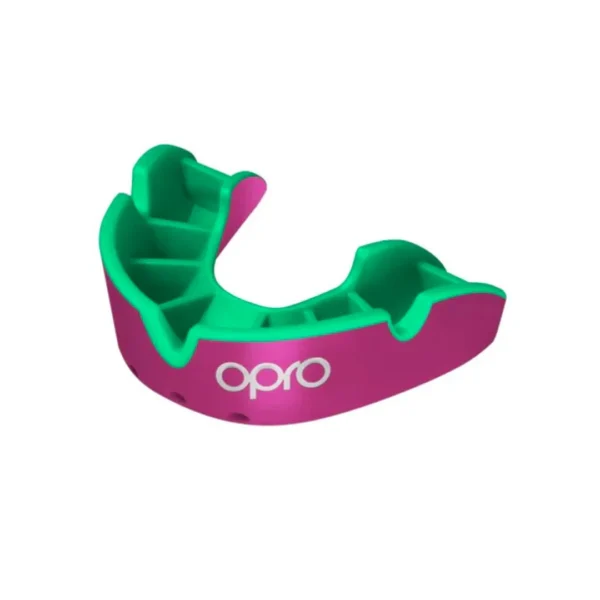 Opro Silver Youth Junior kape Zaļa/Rozā
