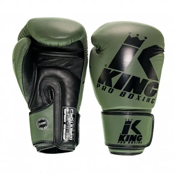 King Platinum 3 Boksa Cimdi Haki