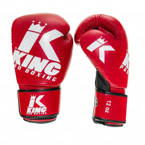 King Platinum 4 Boksa Cimdi Sarkani