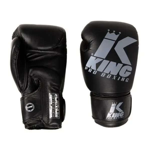 King Platinum 1 Boksa Cimdi Melni