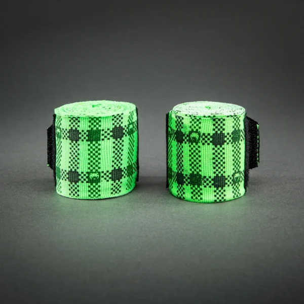 Venum Kontact Evo Tartan Boksa Saites Zaļas