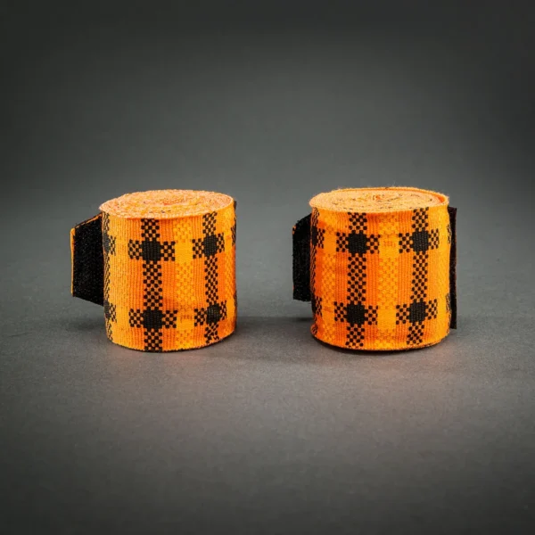 Venum Kontact Evo Tartan Boksa Saites Oranžas