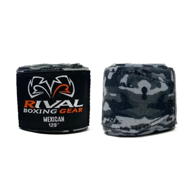 RIVAL Mexican Boksa Saites Camo Pelēka