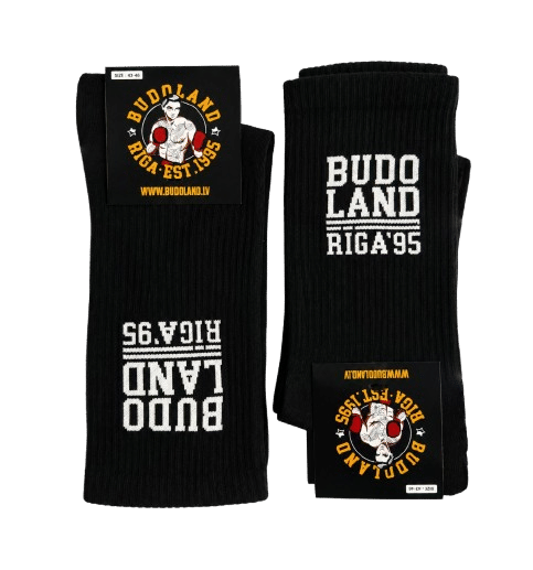 Budoland Zeķes Melns/Balts