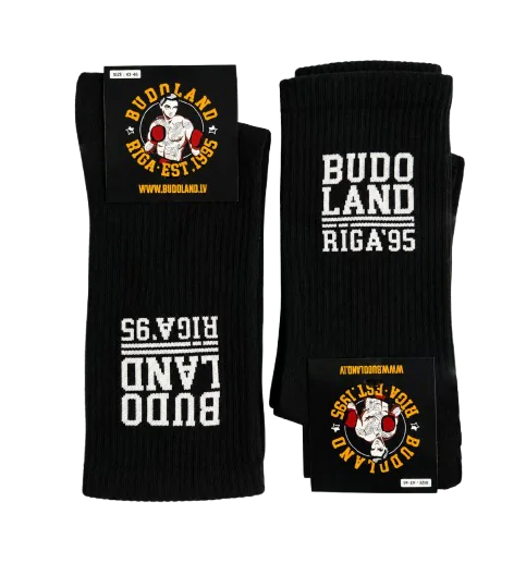 Budoland Zeķes Melns/Balts