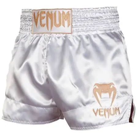 Venum Classic Muay Thai Šorti - Balti/Zelta