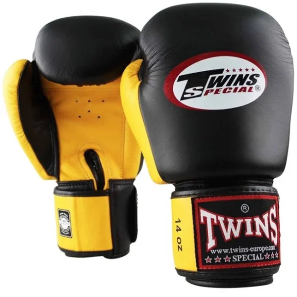 Twins BGVL3 Boksa Cimdi Melns/Dzeltens